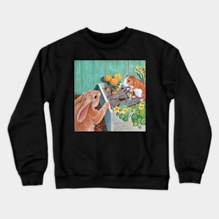 Marigold Planting Time Crewneck Sweatshirt